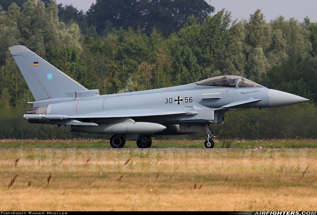 Germany - Air Force Eurofighter EF-2000 Typhoon S 30+56 at Rostock - Laage (RLG / ETNL), Germany