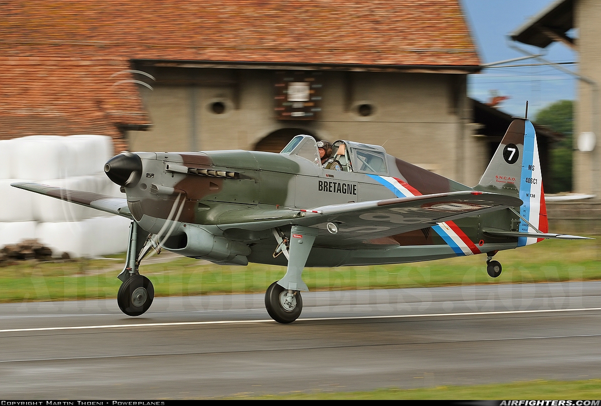 Private Morane-Saulnier D-3801 HB-RCF at Lausanne-Blécherette (LSGL), Switzerland