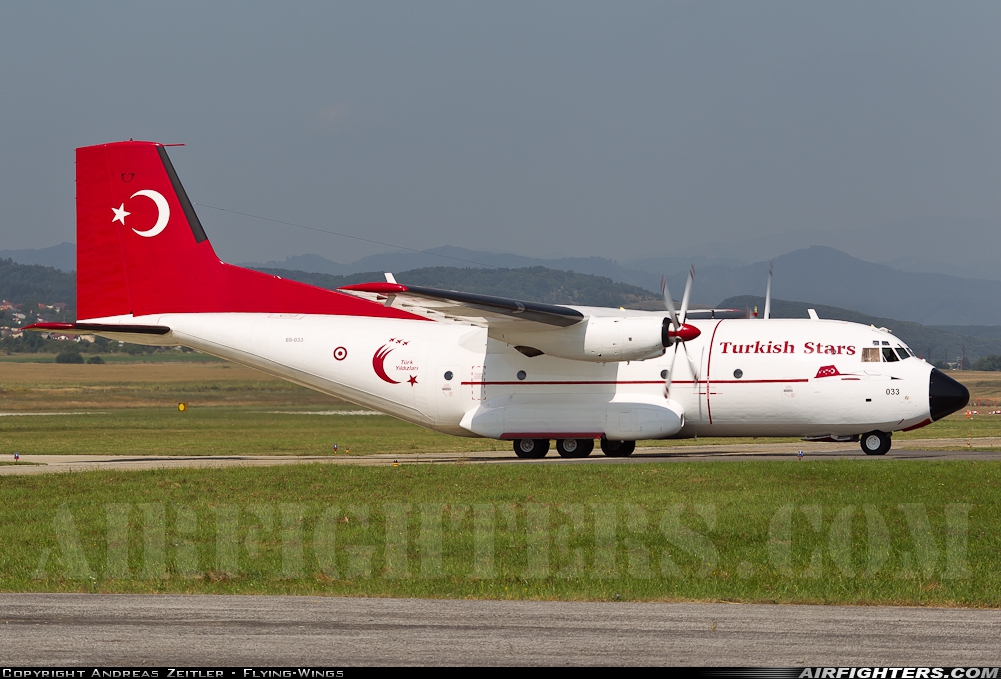 Türkiye - Air Force Transport Allianz C-160D 69-033 at Sliac (LZSL), Slovakia
