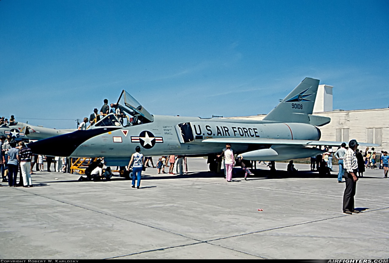 USA - Air Force Convair F-106A Delta Dart (8) 59-0108 at Spokane - Fairchild AFB (KSKA), USA