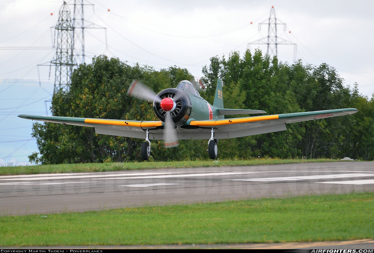 Private North American AT-6B Texan F-AZZM at Lausanne-Blécherette (LSGL), Switzerland