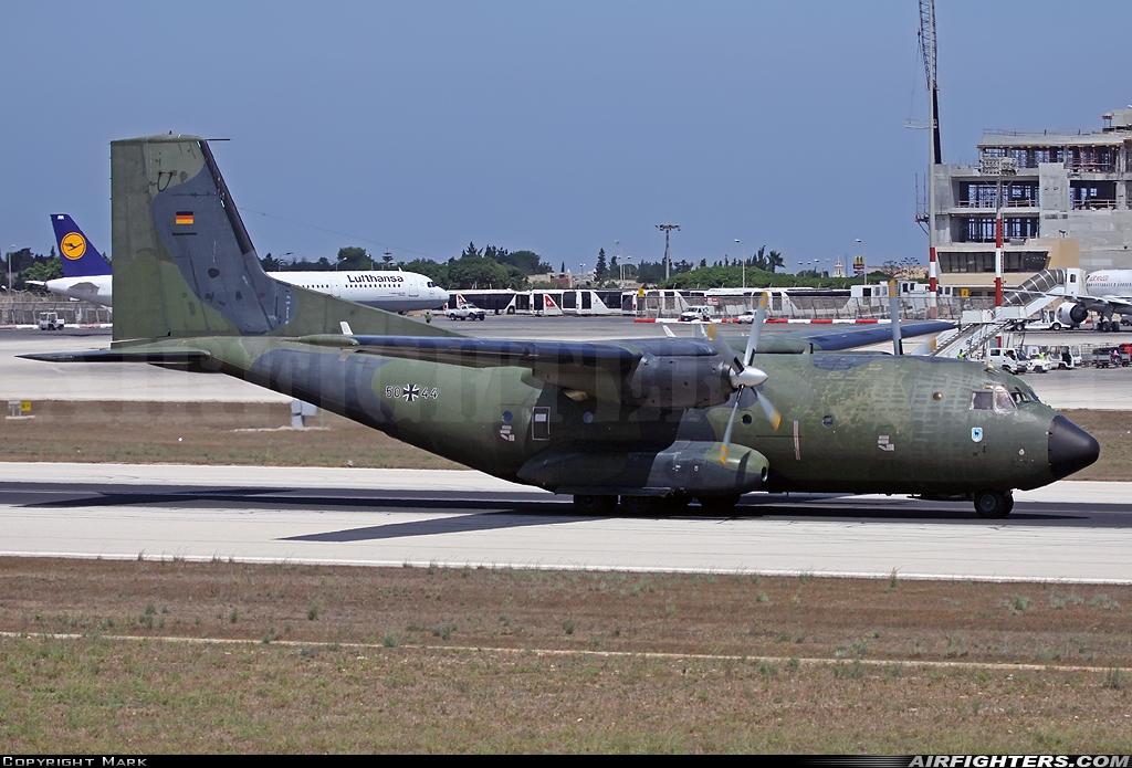 Germany - Air Force Transport Allianz C-160D 50+44 at Luqa - Malta International (MLA / LMML), Malta