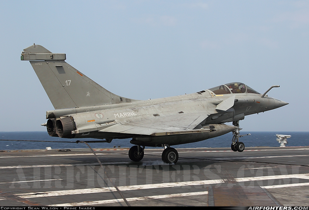 France - Navy Dassault Rafale M 17 at Off-Airport - Indian Ocean, International Airspace