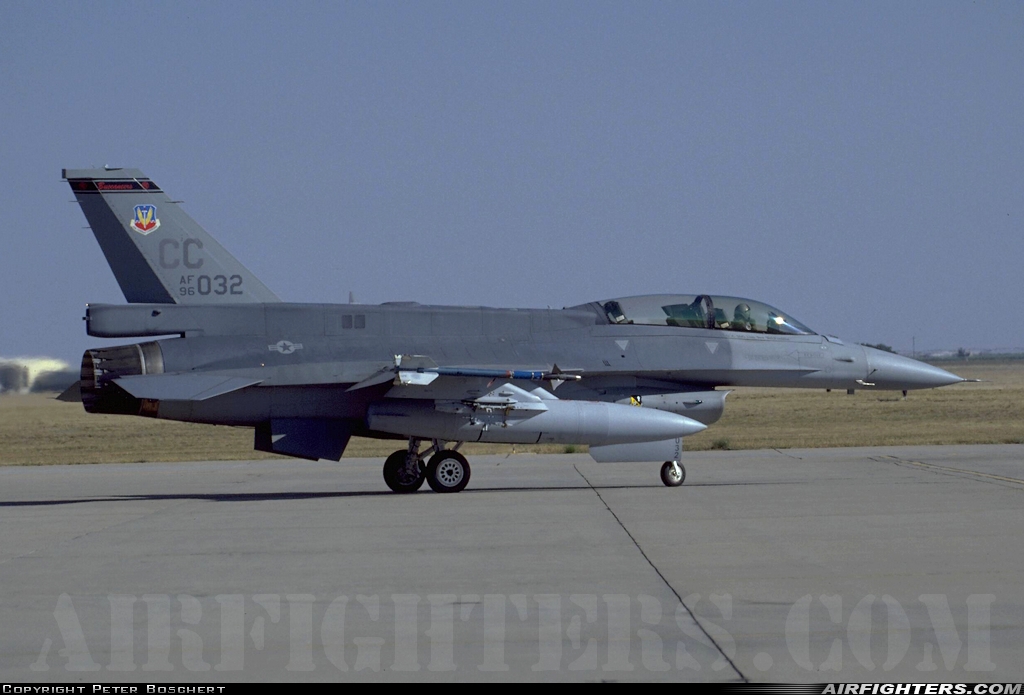 USA - Air Force General Dynamics F-16D Fighting Falcon 96-5032 at Clovis - Cannon AFB (CVS / KCVS), USA