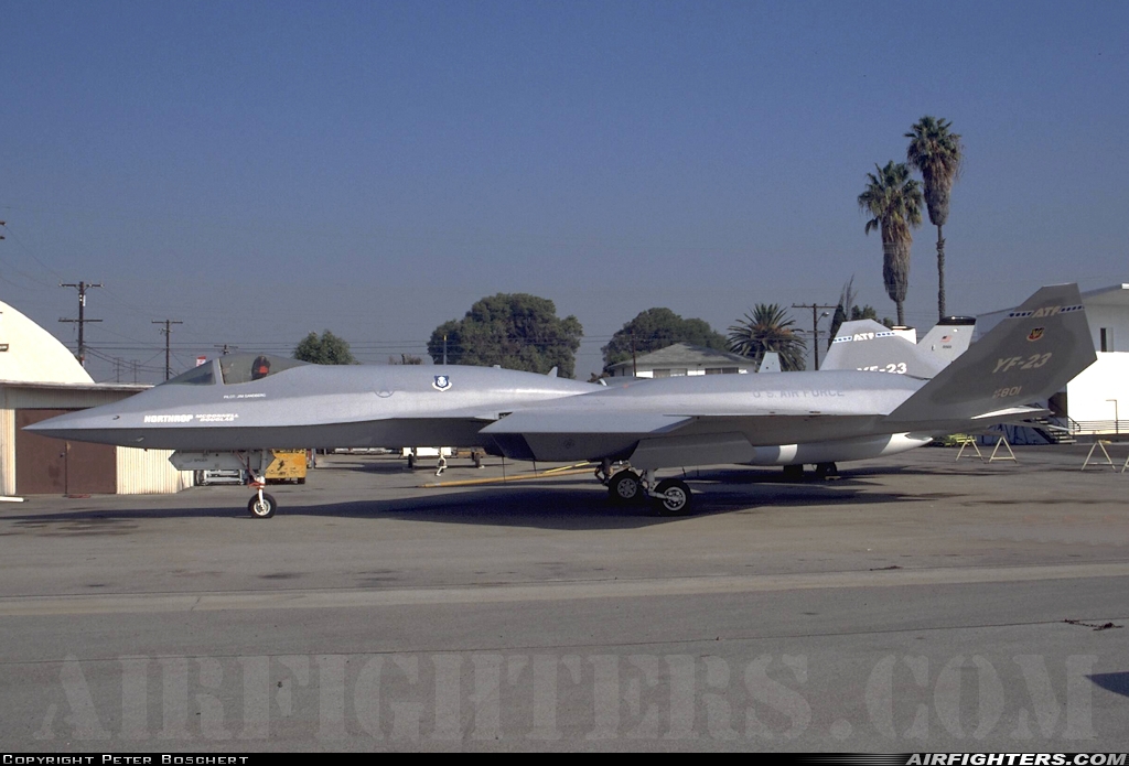 USA - Air Force Northrop Grumman YF-23A 87-0801 at Hawthorne - Municipal / Jack Northrop Field (HHR / KHHR), USA