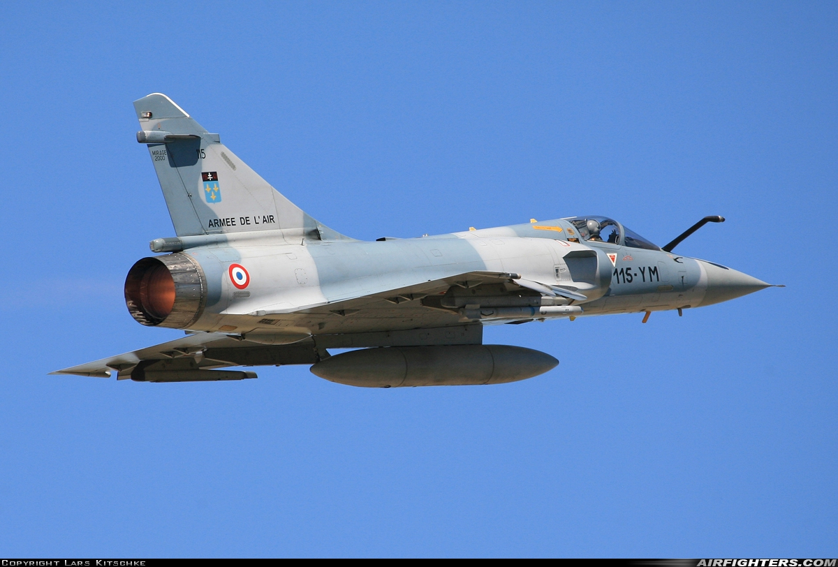 France - Air Force Dassault Mirage 2000C 115 at Orange - Caritat (XOG / LFMO), France