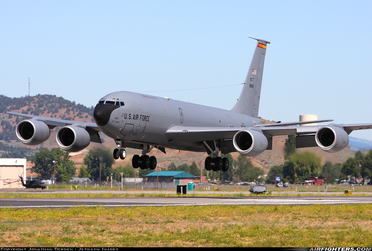 USA - Air Force Boeing KC-135R Stratotanker (717-148) 63-8021 at Klamath Falls - Kingsley Field (LMT / KLMT), USA