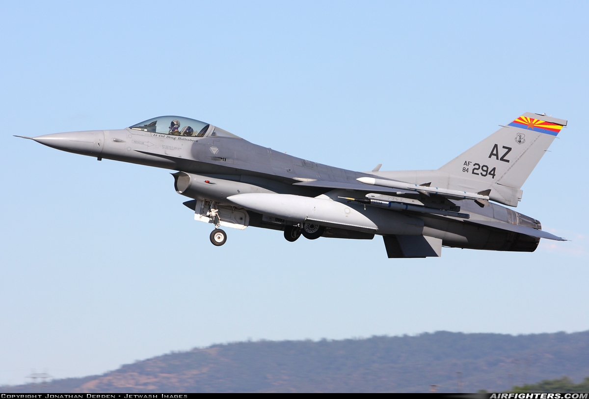 USA - Air Force General Dynamics F-16C Fighting Falcon 84-1294 at Klamath Falls - Kingsley Field (LMT / KLMT), USA