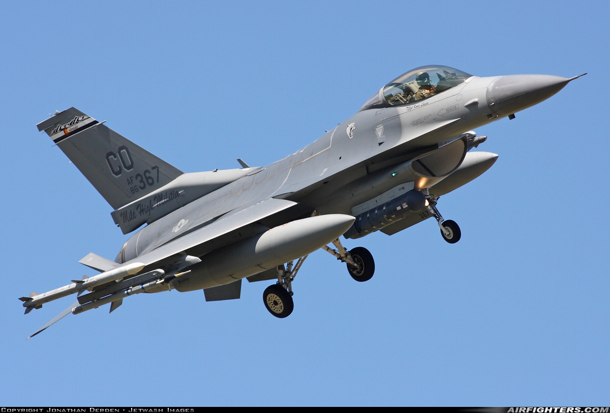 USA - Air Force General Dynamics F-16C Fighting Falcon 86-0367 at Klamath Falls - Kingsley Field (LMT / KLMT), USA