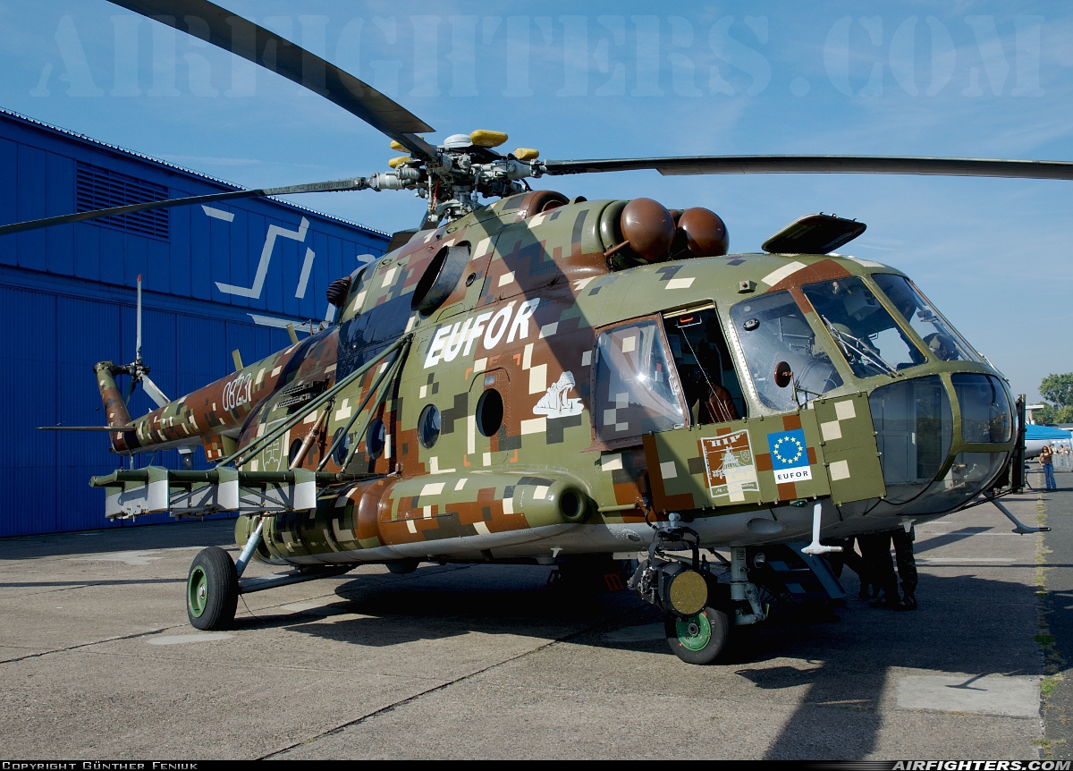Slovakia - Air Force Mil Mi-17 0823 at Hradec Kralove (LKHK), Czech Republic