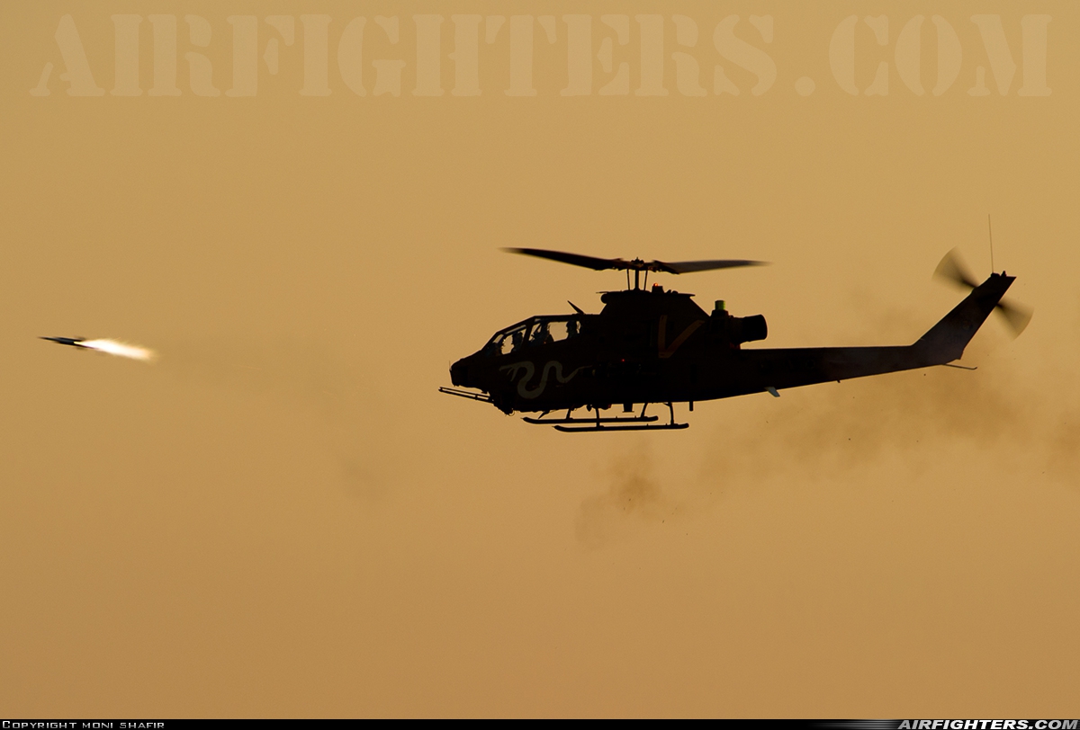 Israel - Air Force Bell AH-1F Tsefa C (209) 381 at Beersheba - Hatzerim (LLHB), Israel