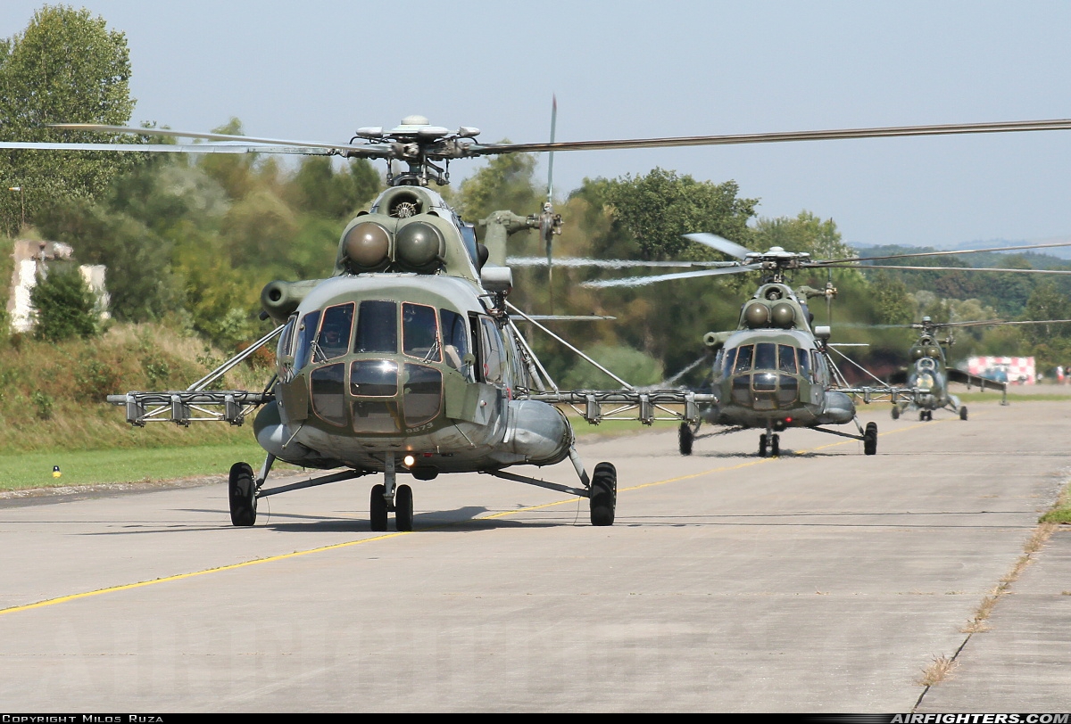 Czech Republic - Air Force Mil Mi-171Sh 9873 at Hradec Kralove (LKHK), Czech Republic