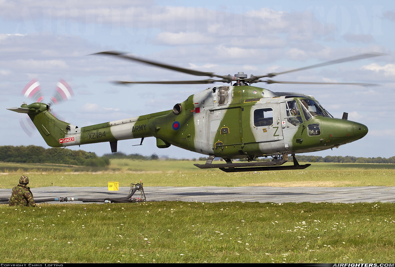 UK - Army Westland WG-13 Lynx AH7 XZ184 at Netheravon (EGDN), UK