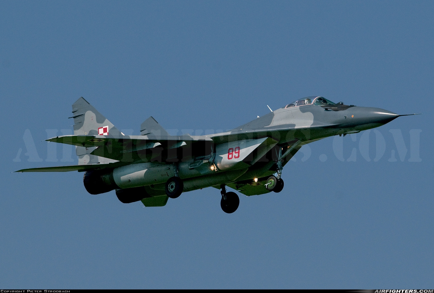 Poland - Air Force Mikoyan-Gurevich MiG-29A (9.12A) 89 at Minsk Mazowiecki (EPMM), Poland