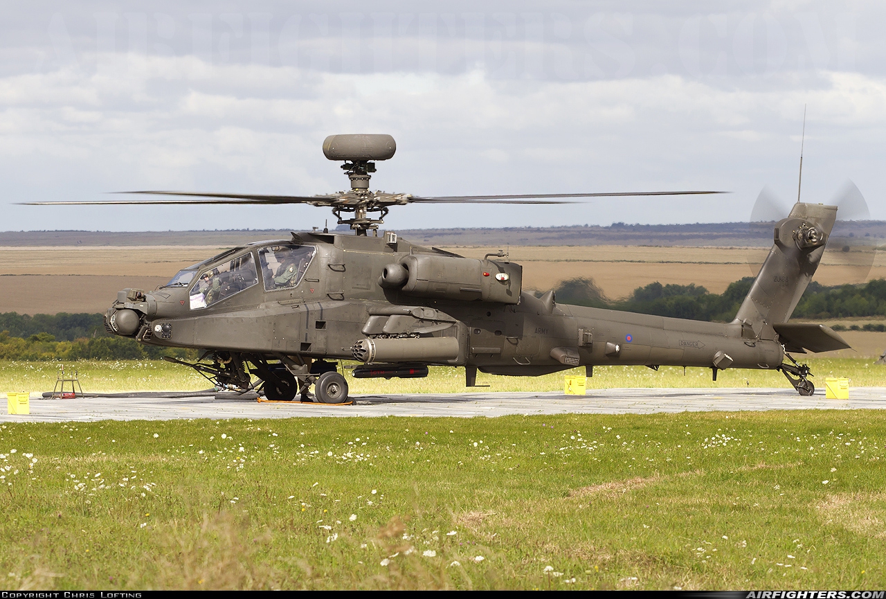 UK - Army Westland Apache AH1 (WAH-64D) ZJ168 at Netheravon (EGDN), UK