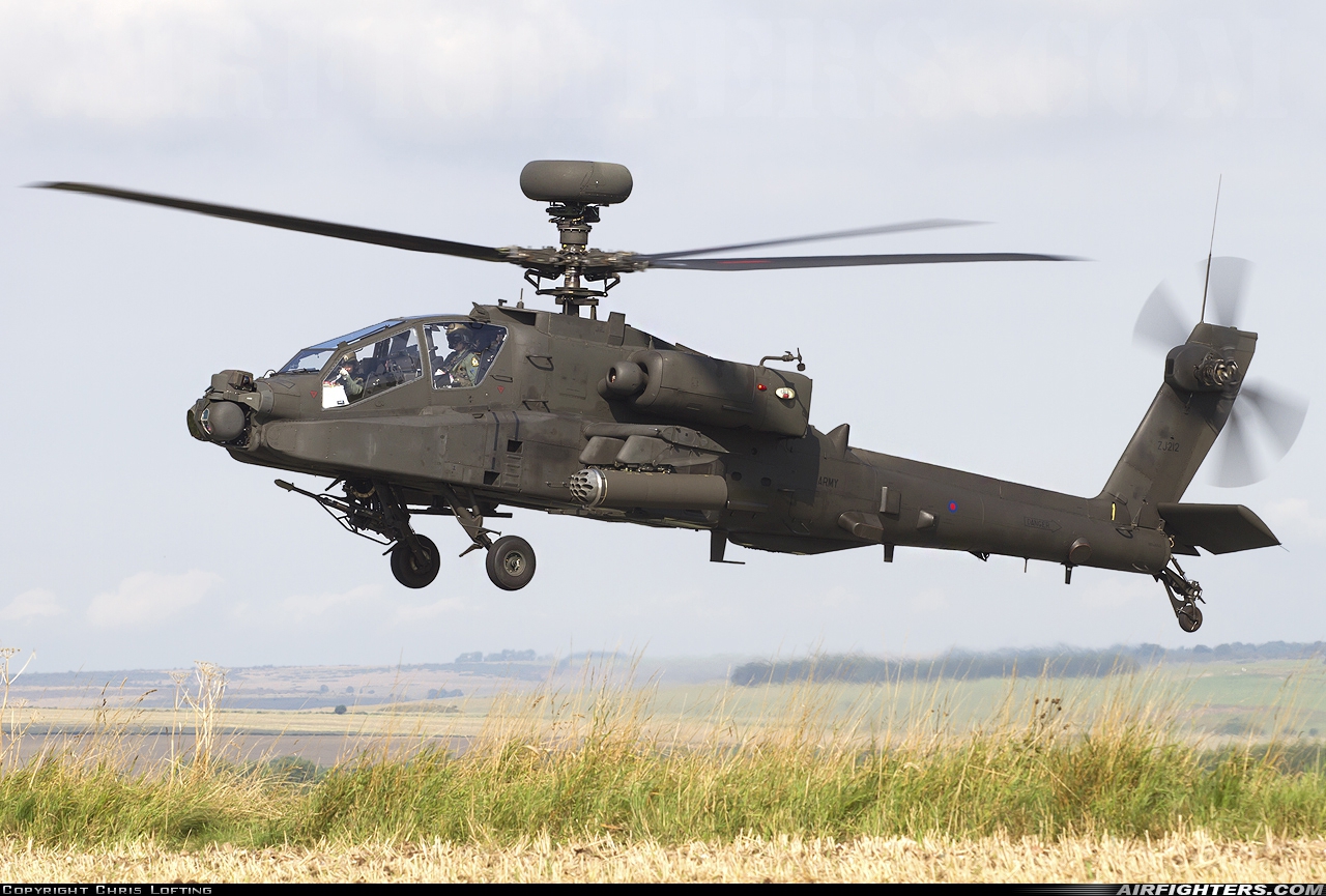 UK - Army Westland Apache AH1 (WAH-64D) ZJ212 at Netheravon (EGDN), UK