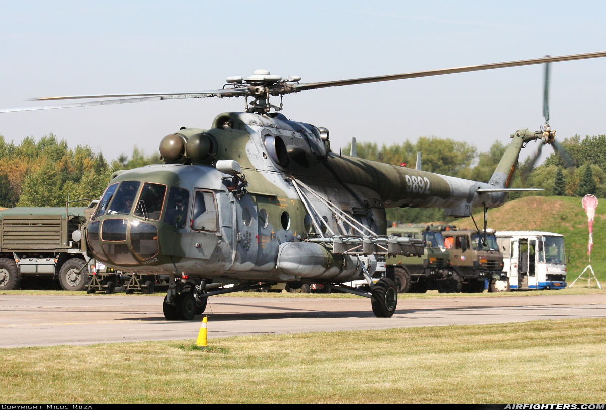 Czech Republic - Air Force Mil Mi-171Sh 9892 at Hradec Kralove (LKHK), Czech Republic