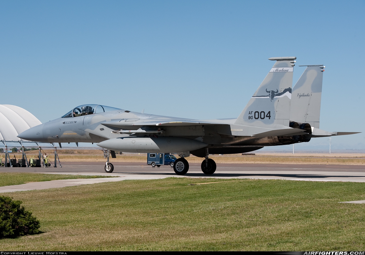 USA - Air Force McDonnell Douglas F-15C Eagle 80-0004 at Great Falls - International (GTF / KGTF), USA