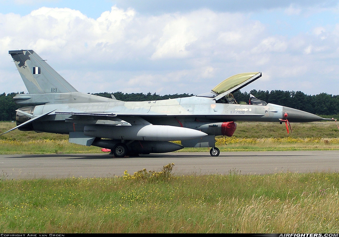 Greece - Air Force General Dynamics F-16C Fighting Falcon 119 at Kleine Brogel (EBBL), Belgium
