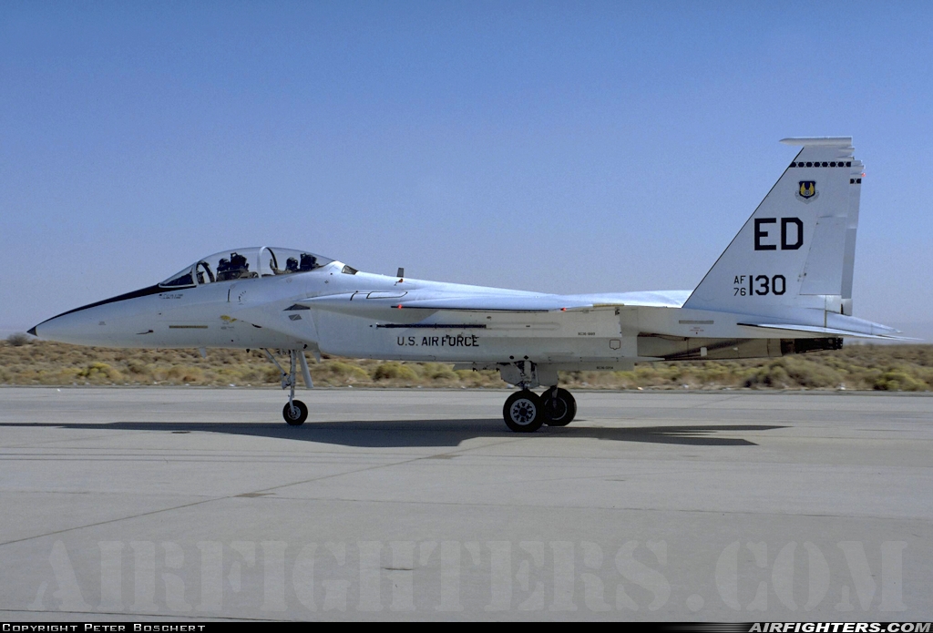 USA - Air Force McDonnell Douglas F-15B Eagle 76-0130 at Edwards - AFB (EDW / KEDW), USA