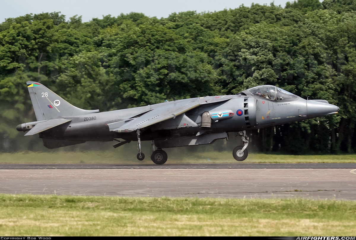 UK - Air Force British Aerospace Harrier GR.7 ZD380 at Kemble (EGBP), UK