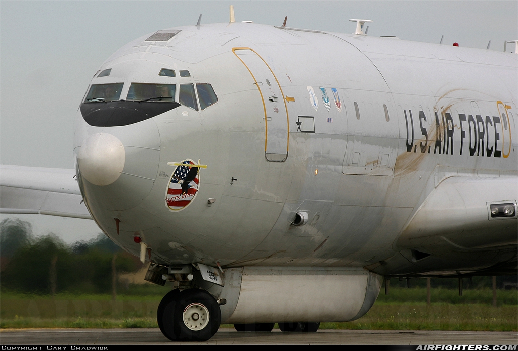 USA - Air Force Boeing E-8C Joint Stars 92-3290 at Mildenhall (MHZ / GXH / EGUN), UK