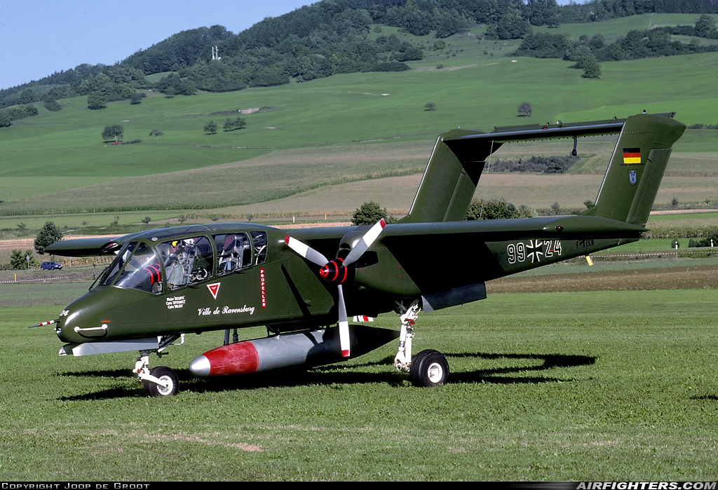 Private North American Rockwell OV-10B Bronco F-AZKM at Hilzingen, Germany