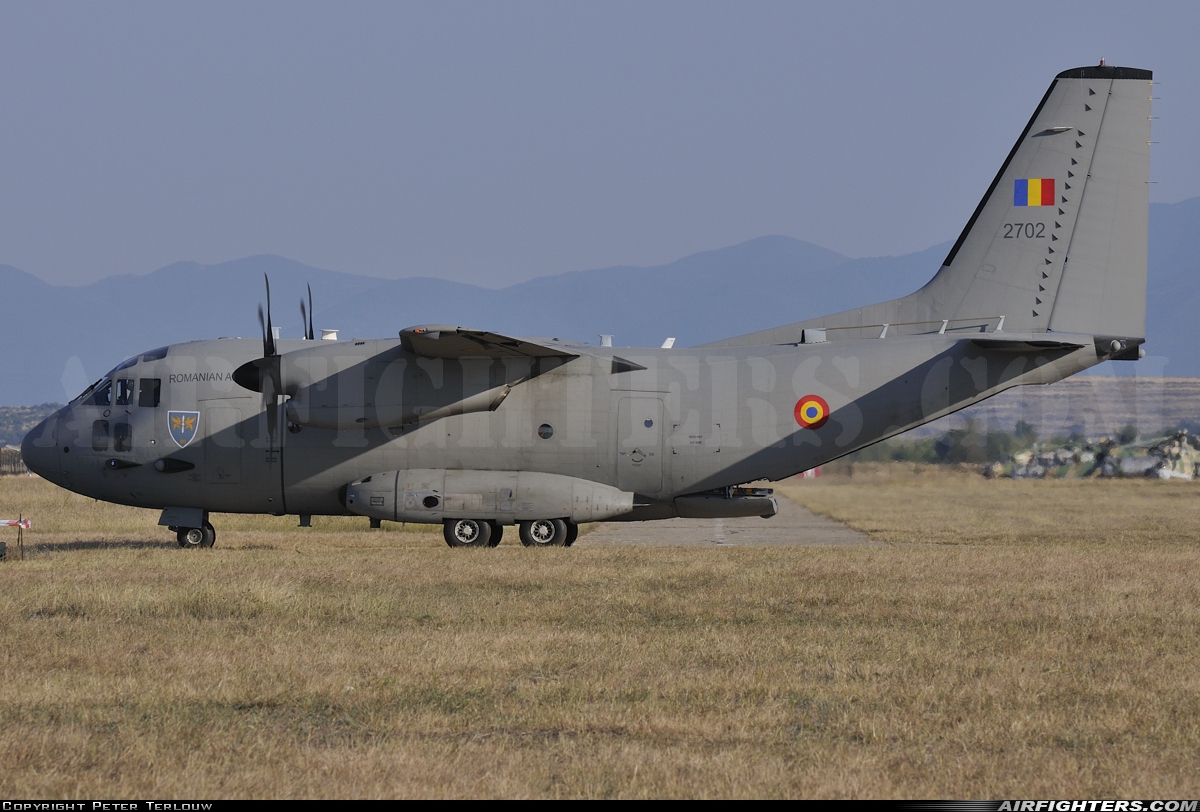 Romania - Air Force Alenia Aermacchi C-27J Spartan 2702 at Plovdiv (- Krumovo) (PDV / LBPD), Bulgaria