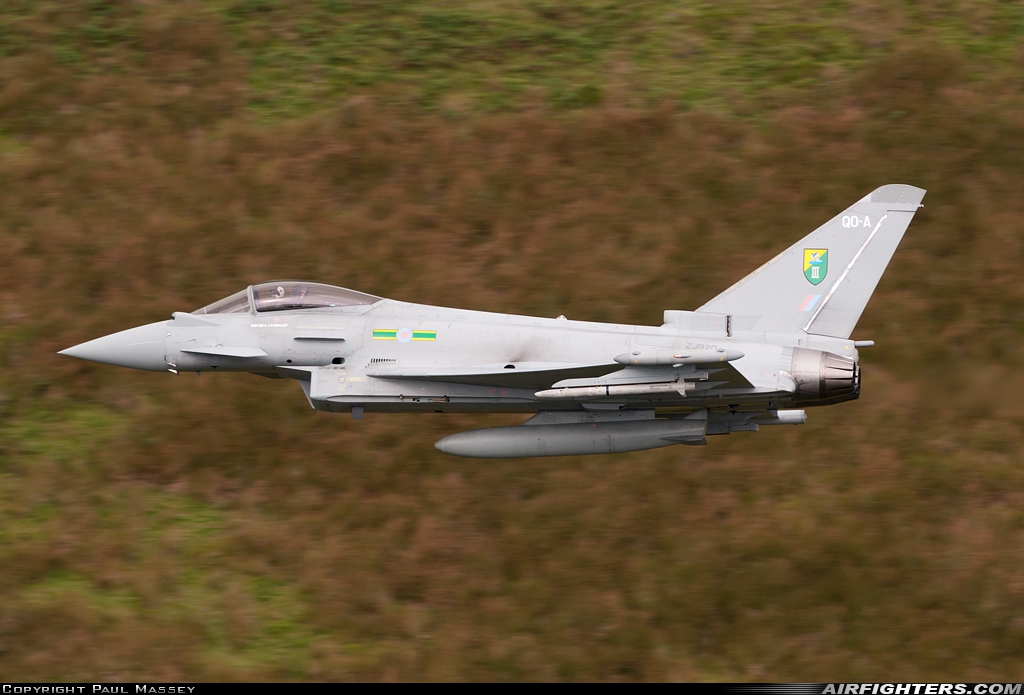 UK - Air Force Eurofighter Typhoon FGR4 ZJ920 at Off-Airport - Machynlleth Loop Area, UK