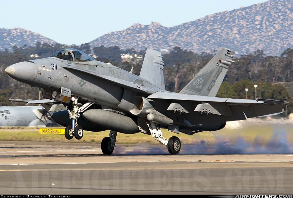 USA - Navy McDonnell Douglas F/A-18C Hornet 164034 at San Diego - Miramar MCAS (NAS) / Mitscher Field (NKX / KNKX), USA