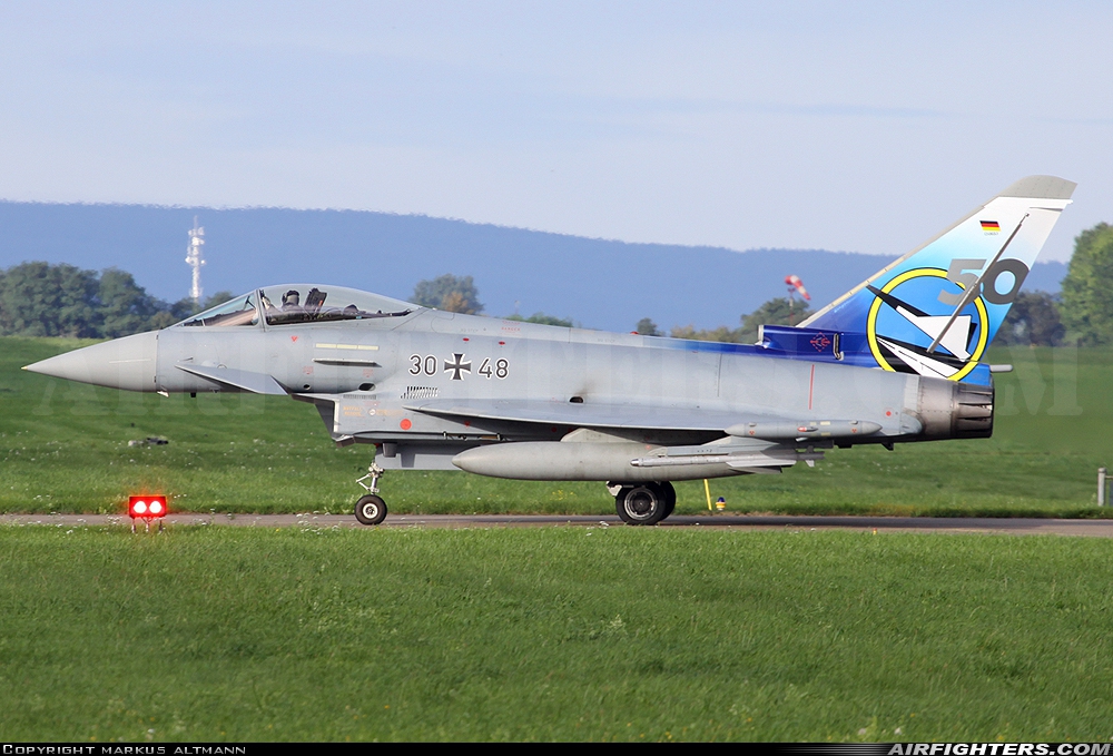 Germany - Air Force Eurofighter EF-2000 Typhoon S 30+48 at Norvenich (ETNN), Germany