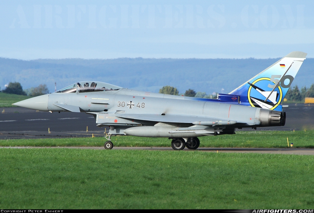 Germany - Air Force Eurofighter EF-2000 Typhoon S 30+48 at Norvenich (ETNN), Germany