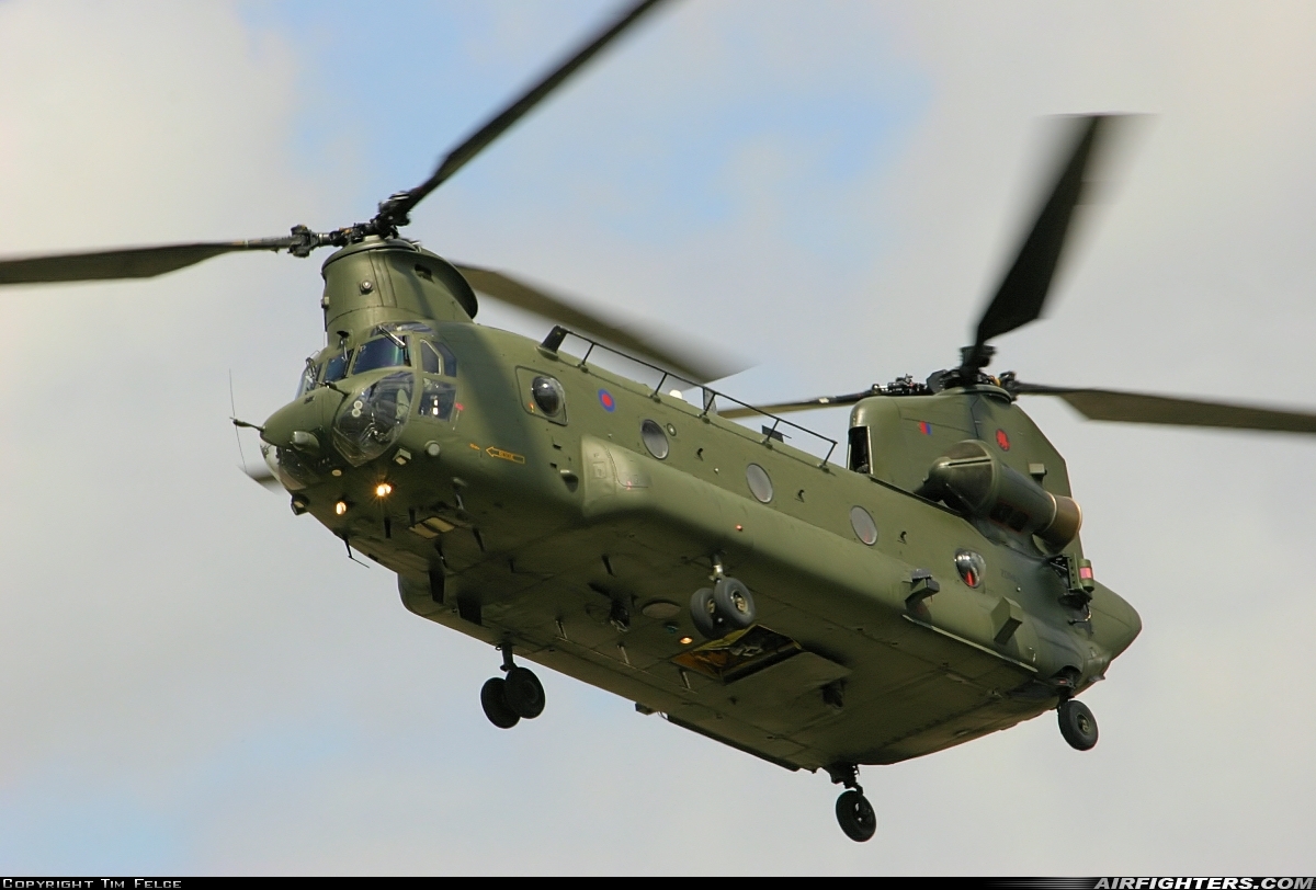 UK - Air Force Boeing Vertol Chinook HC2 (CH-47D) ZD983 at Fairford (FFD / EGVA), UK