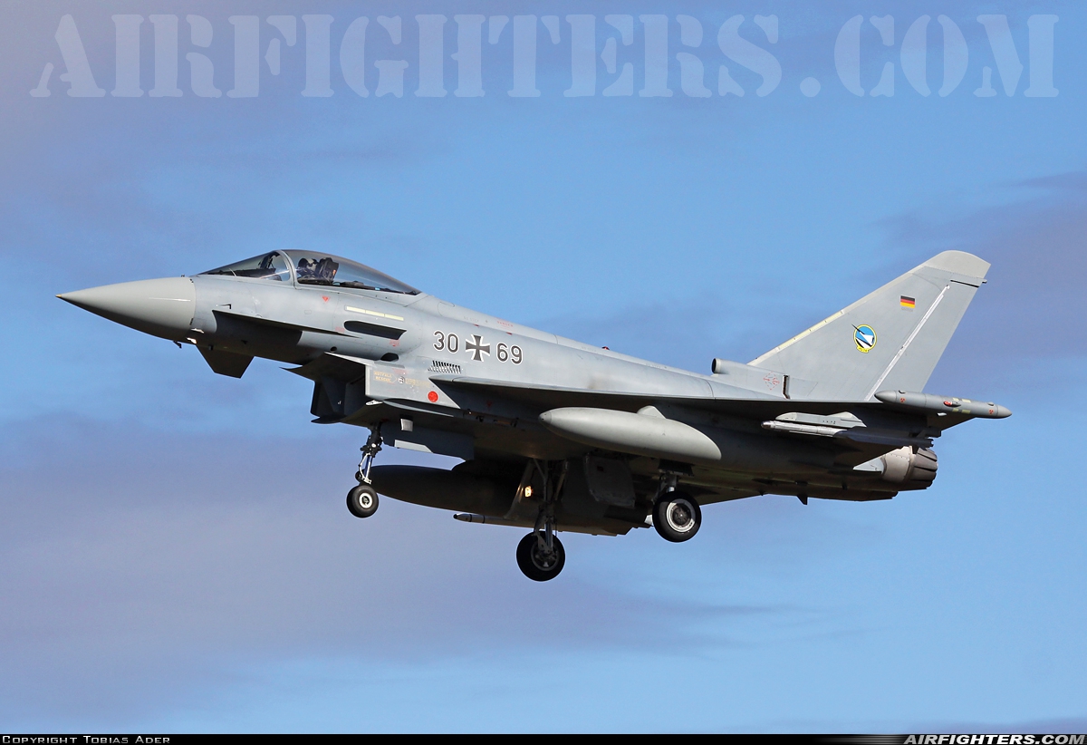 Germany - Air Force Eurofighter EF-2000 Typhoon S 30+69 at Norvenich (ETNN), Germany