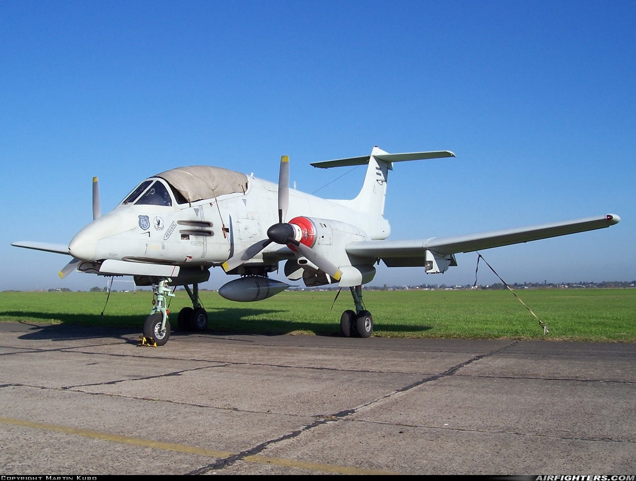Argentina - Air Force FMA IA-58D Pucara A-504 at El Palomar (PAL / SADP), Argentina