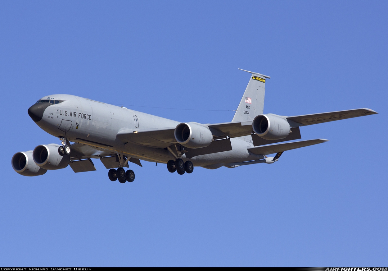 USA - Air Force Boeing KC-135T Stratotanker (717-148) 59-1474 at Seville - Moron de la Frontera (OZP / LEMO), Spain