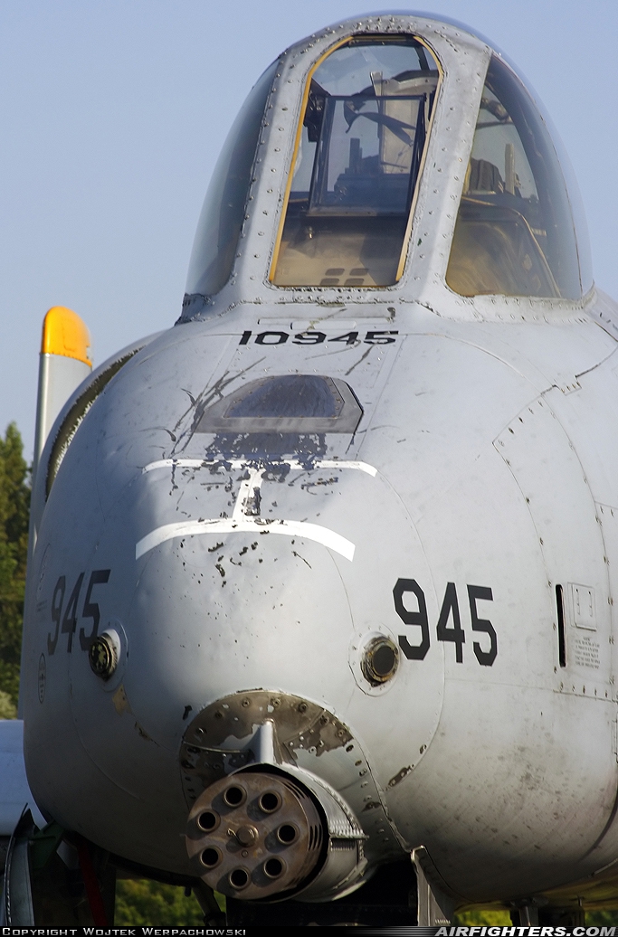 USA - Air Force Fairchild A-10C Thunderbolt II 81-0945 at Radom - Sadkow (EPRA), Poland
