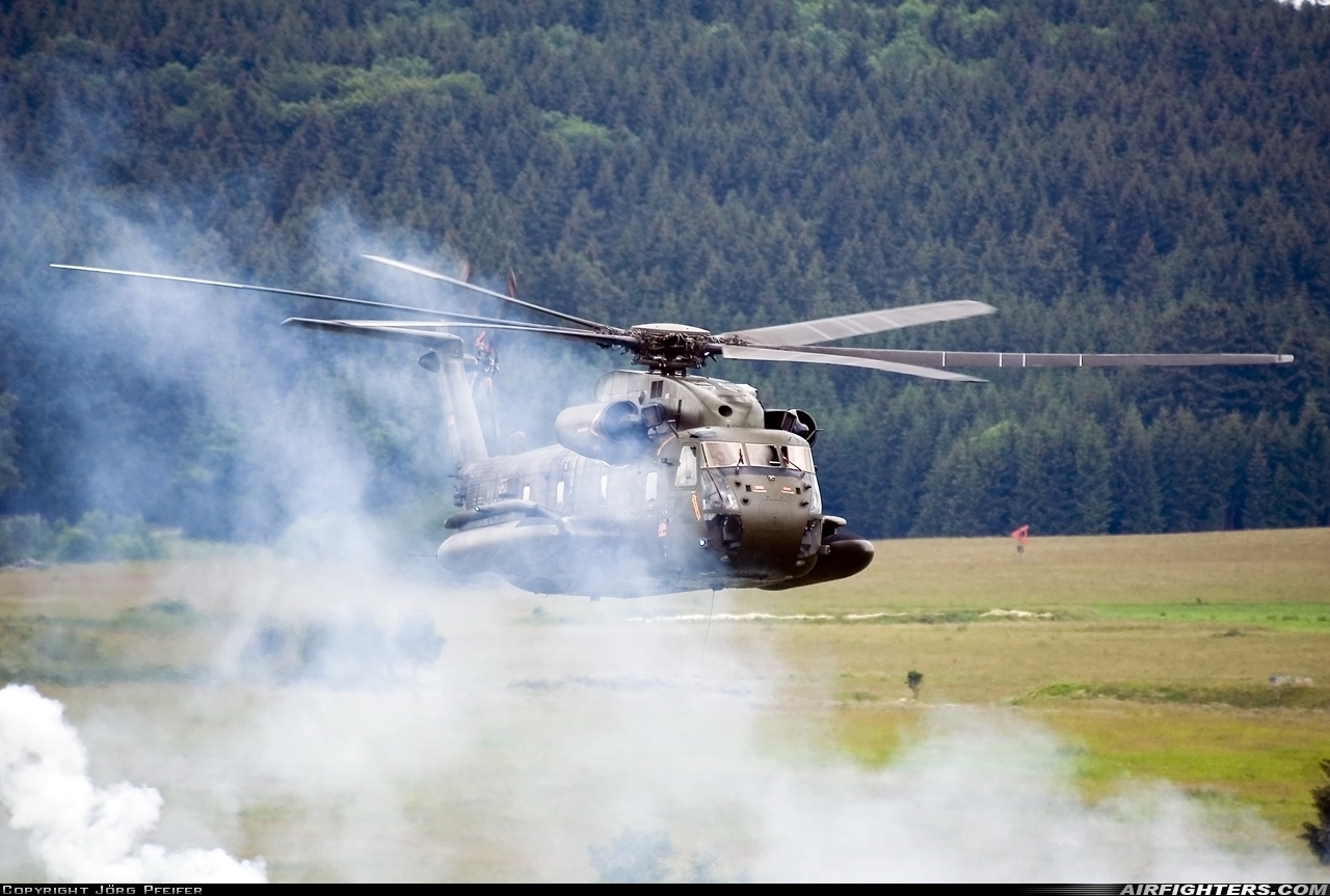 Germany - Army Sikorsky CH-53G (S-65) 85+05 at Off-Airport - Heuberg Range, Germany