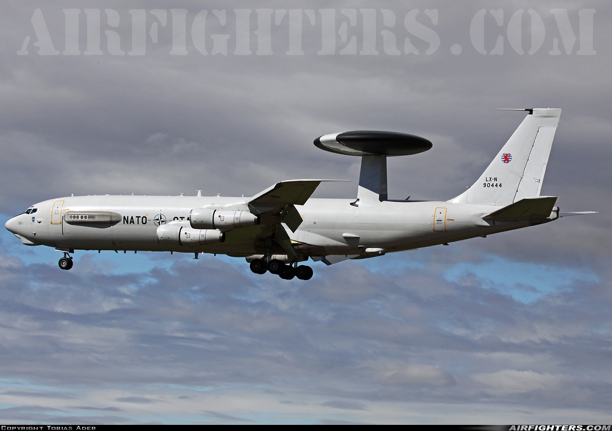 Luxembourg - NATO Boeing E-3A Sentry (707-300) LX-N90444 at Norvenich (ETNN), Germany