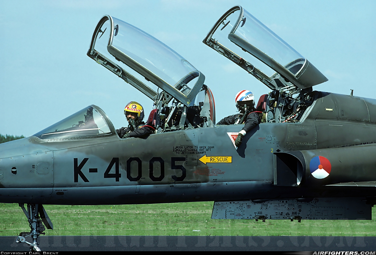 Netherlands - Air Force Canadair NF-5B (CL-226) K-4005 at Enschede - Twenthe (ENS / EHTW), Netherlands