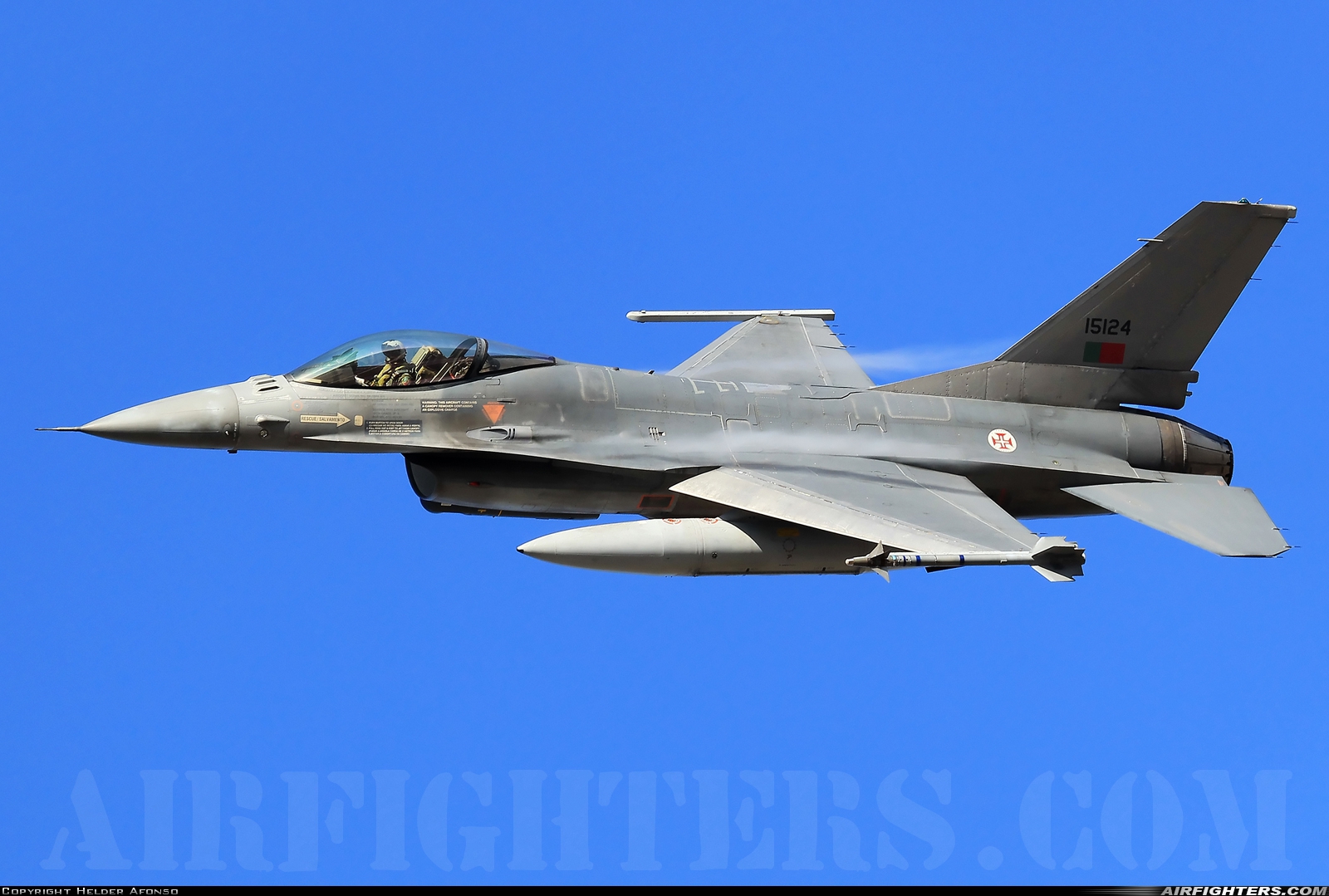Portugal - Air Force General Dynamics F-16AM Fighting Falcon 15124 at Monte Real (BA5) (LPMR), Portugal