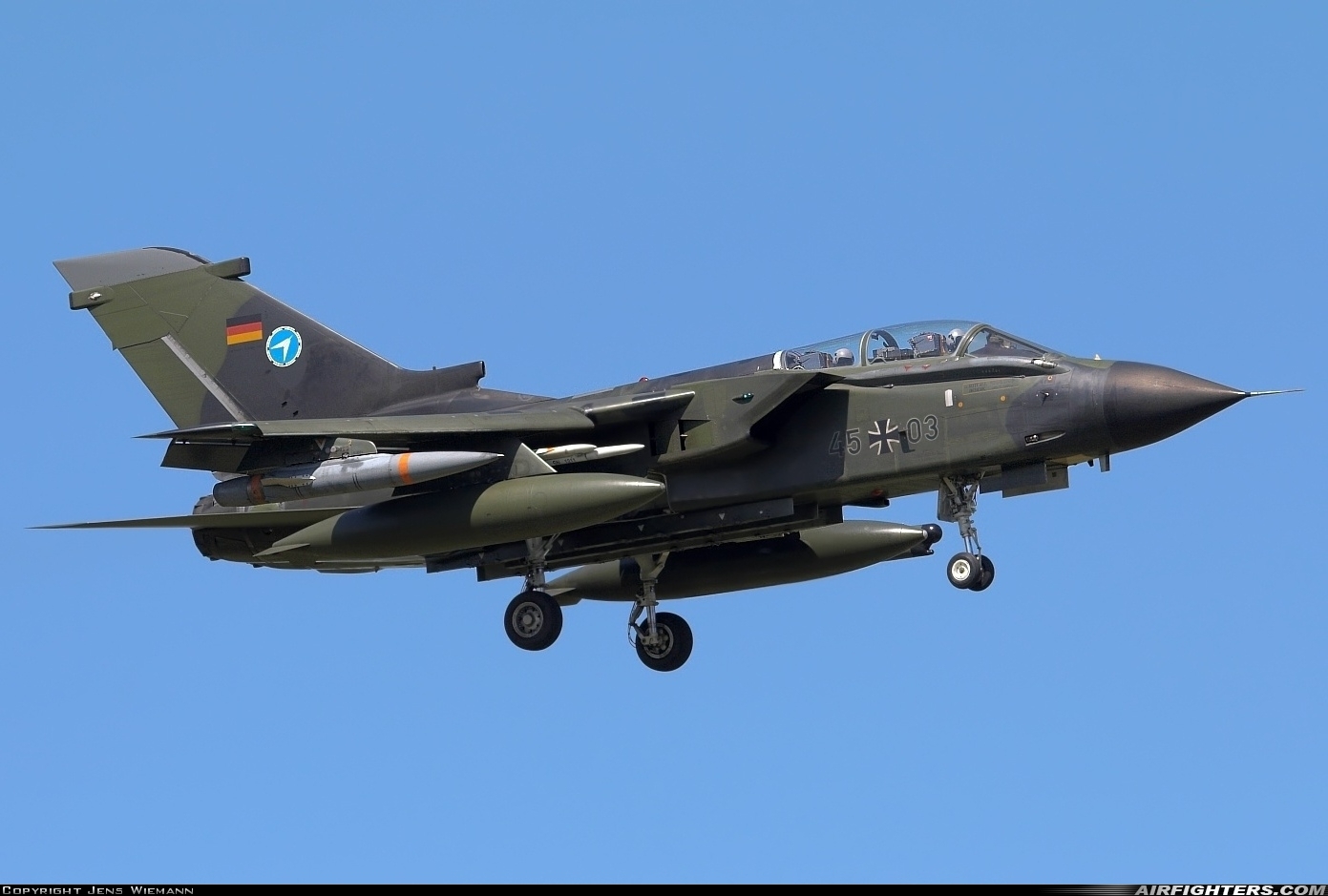 Germany - Air Force Panavia Tornado IDS 45+03 at Ingolstadt - Manching (ETSI), Germany