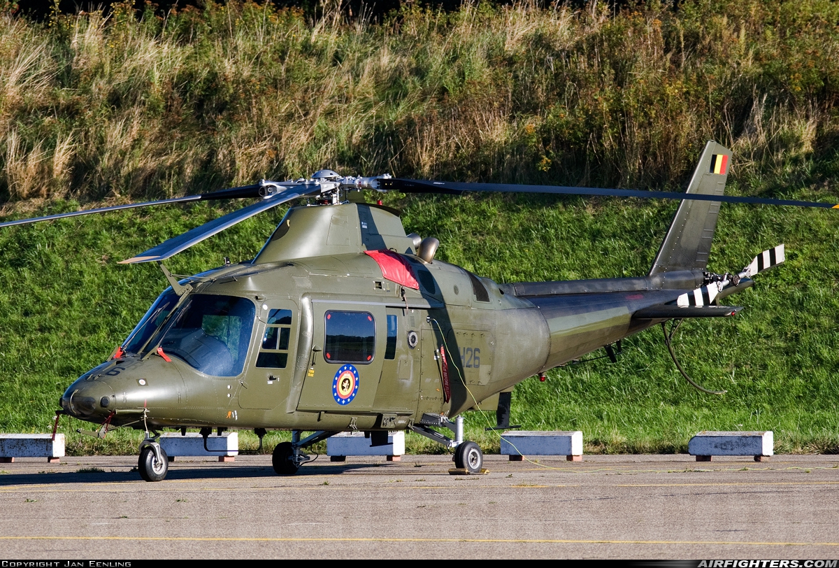 Belgium - Army Agusta A-109HO (A-109BA) H26 at Liege (- Bierset) (LGG / EBLG), Belgium