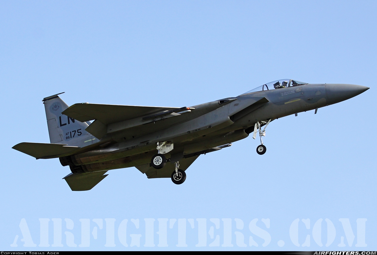 USA - Air Force McDonnell Douglas F-15C Eagle 86-0175 at Leeuwarden (LWR / EHLW), Netherlands
