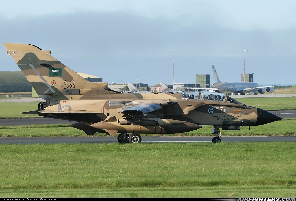 Saudi Arabia - Air Force Panavia Tornado IDS 7506 at Lossiemouth (LMO / EGQS), UK