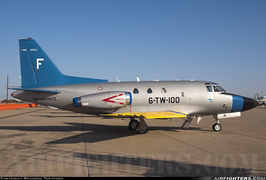 USA - Navy Rockwell T-39N Sabreliner 165523 at Fort Worth - NAS JRB / Carswell Field (AFB) (NFW / KFWH), USA
