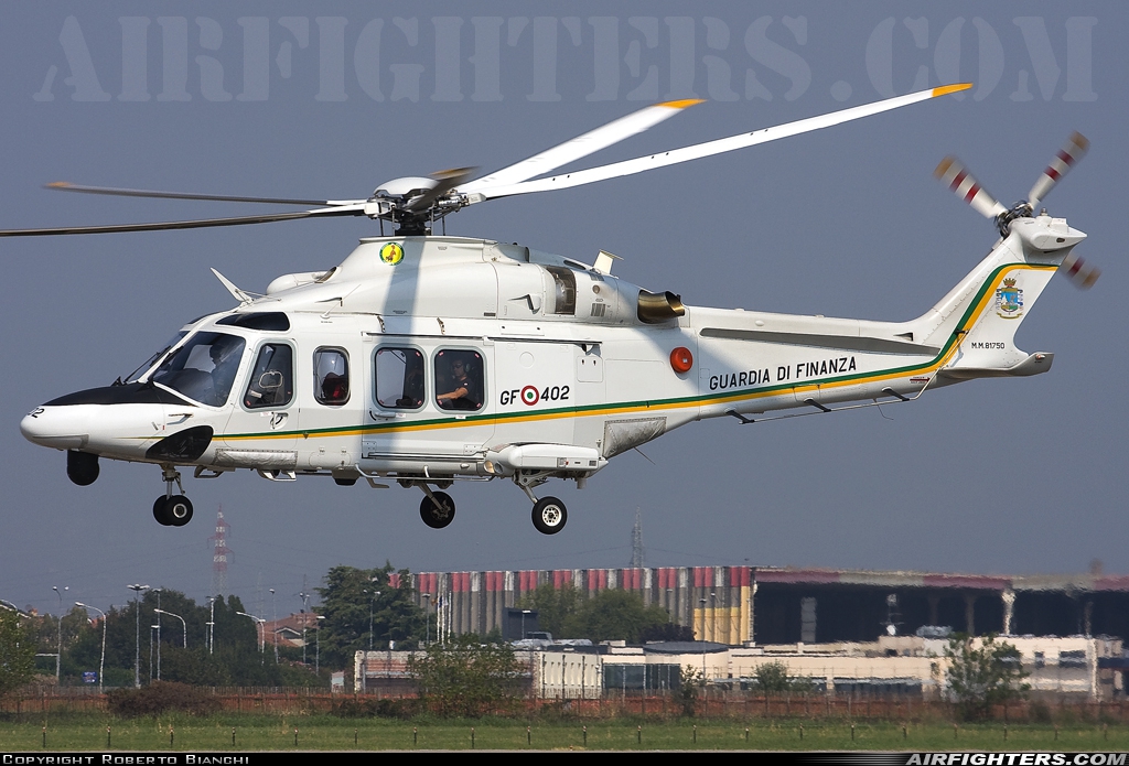 Italy - Guardia di Finanza AgustaWestland AW139 MM81750 at Verona - Villafranca (Valerio Catullo) (VRN / LIPX), Italy