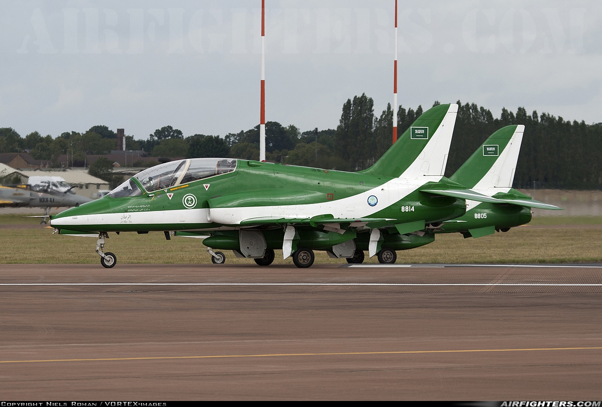 Saudi Arabia - Air Force British Aerospace Hawk Mk.65 8814 at Fairford (FFD / EGVA), UK