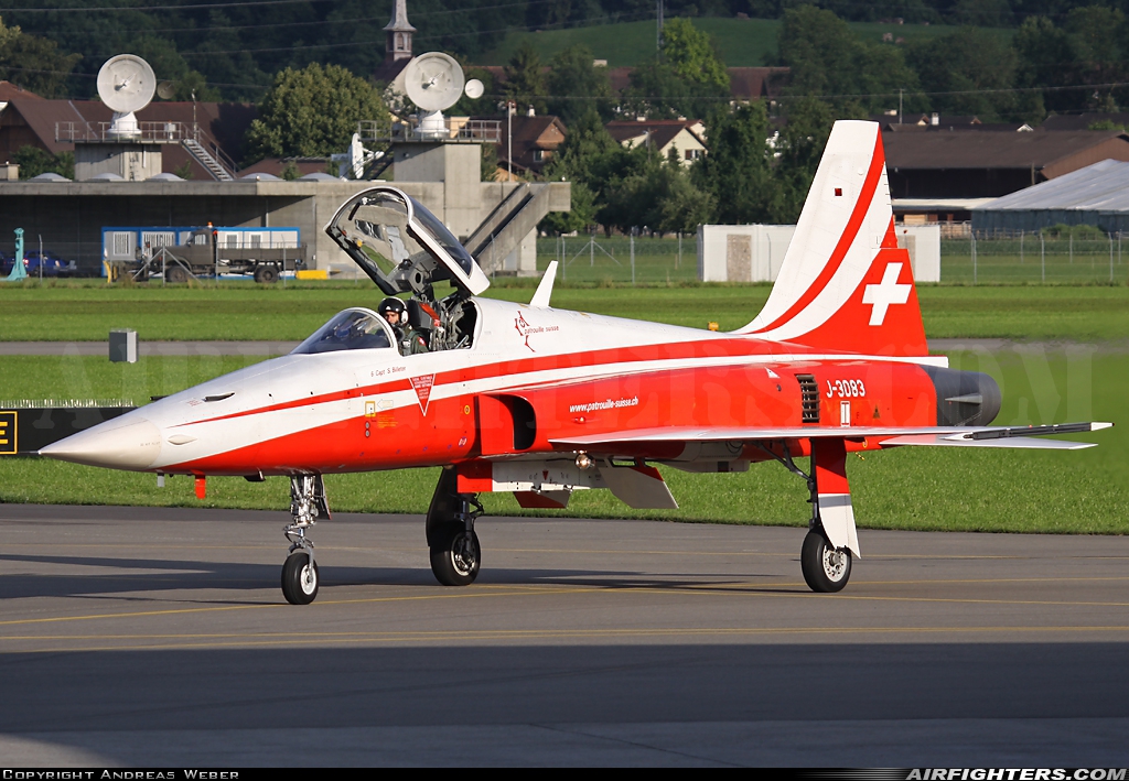 Switzerland - Air Force Northrop F-5E Tiger II J-3083 at Emmen (EML / LSME), Switzerland