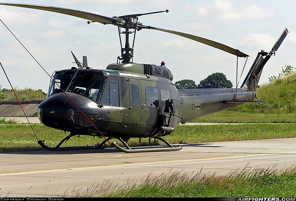 Germany - Air Force Bell UH-1D Iroquois (205) 71+40 at Neubrandenburg (- Trollenhagen) (FNB / ETNU), Germany